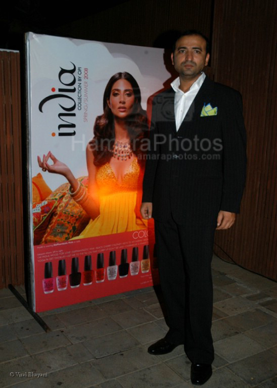 Nitin Kalwani at OPI The India Collection for Spring Summer 2008 