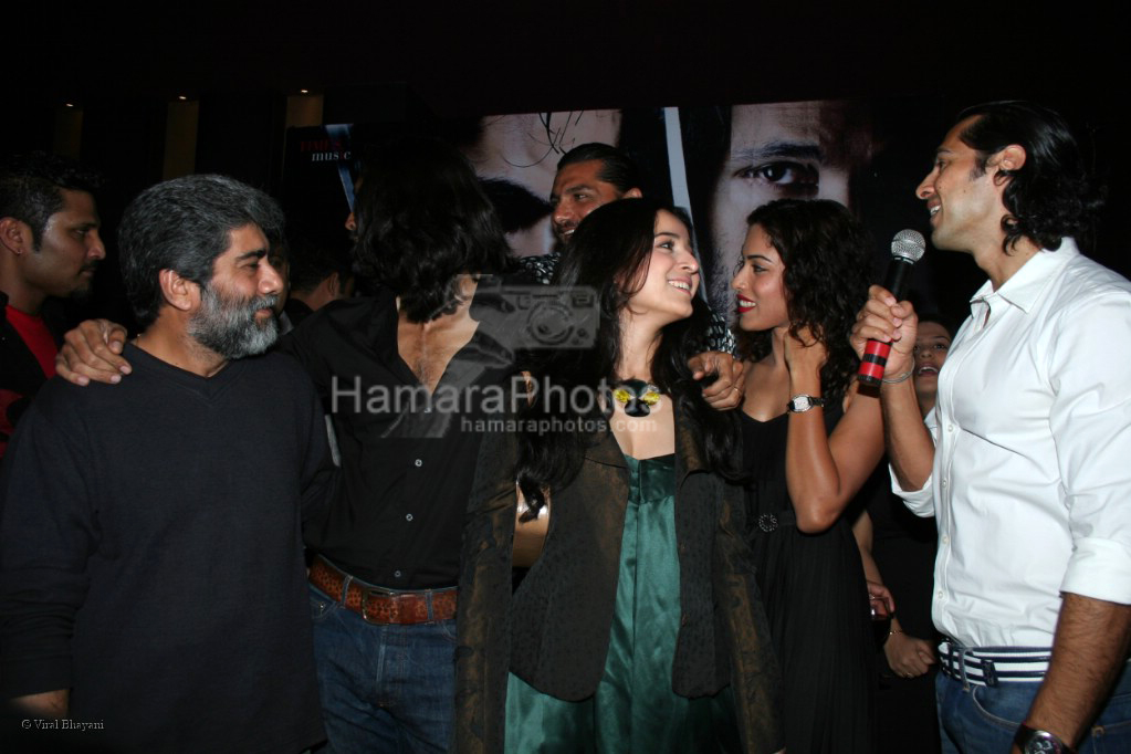 Pawan Kaul,Simon Singh,Sheetal Menon,Dino Morea at the Bhram film bash hosted by Nari Hira of Magna in Khar on 2nd March 2008