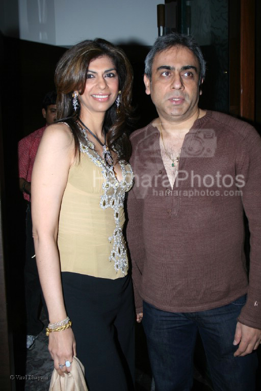 Zeba kohli with husband at the Bhram film bash hosted by Nari Hira of Magna in Khar on 2nd March 2008