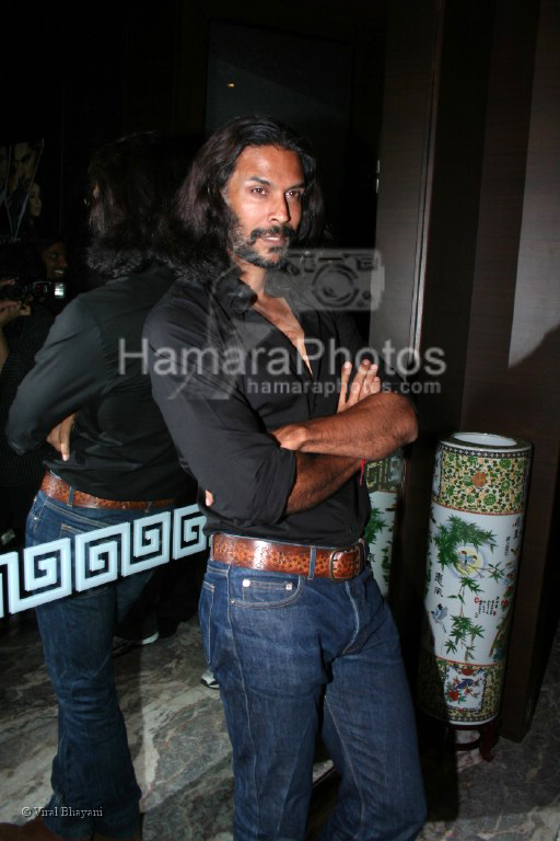 Milind Soman at the Bhram film bash hosted by Nari Hira of Magna in Khar on 2nd March 2008