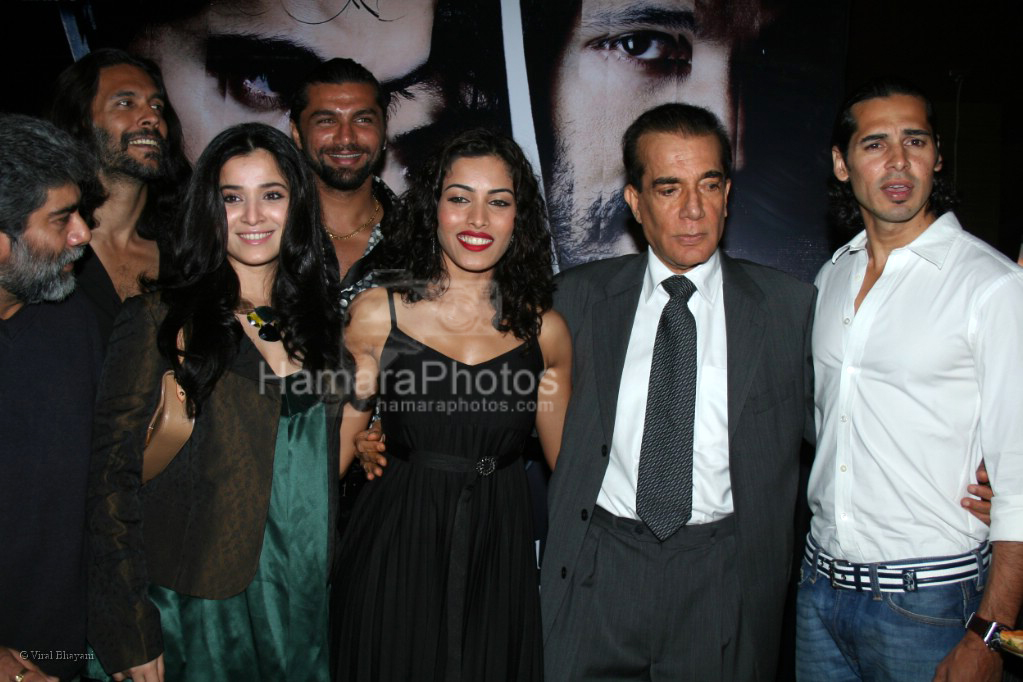 Pawan Kaul,Simon Singh,Sheetal Menon,Nari Hari,Dino Morea at the Bhram film bash hosted by Nari Hira of Magna in Khar on 2nd March 2008