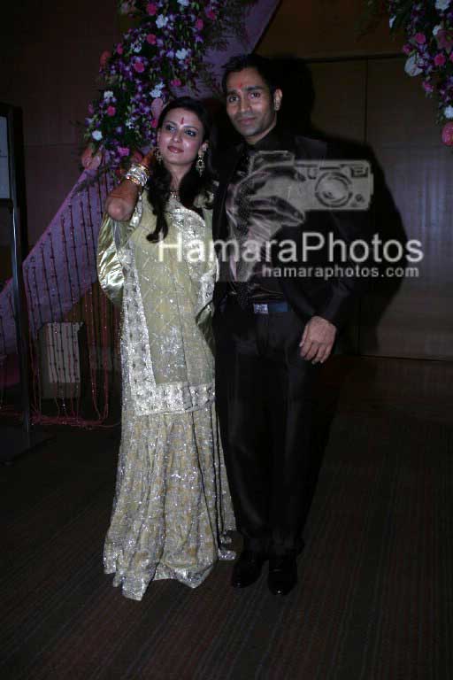 at Kripa Shankar's son Sanjay Singh's engagement to Ankita in Grand Haytt on March 9th 2008