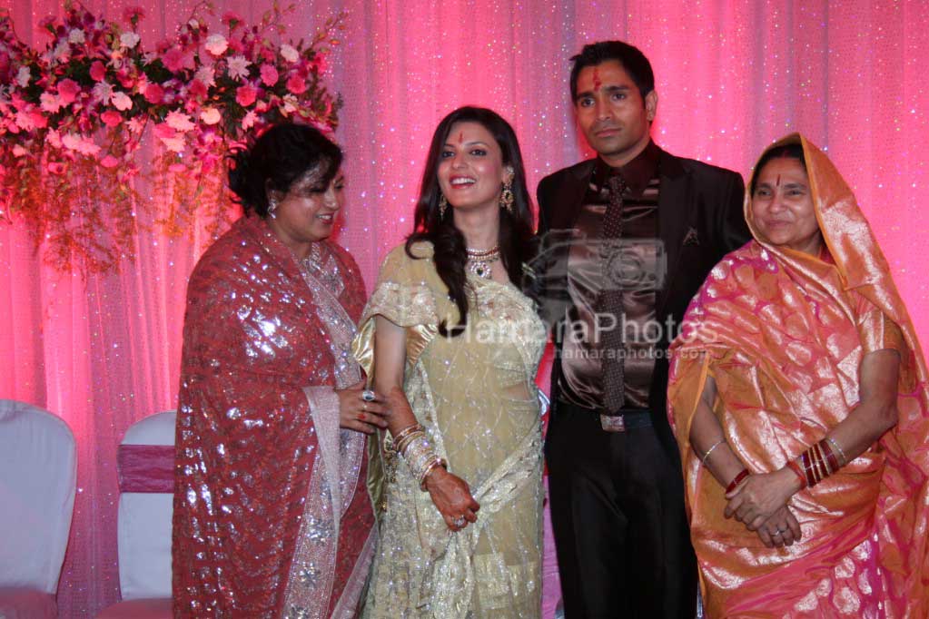 at Kripa Shankar's son Sanjay Singh's engagement to Ankita in Grand Haytt on March 9th 2008