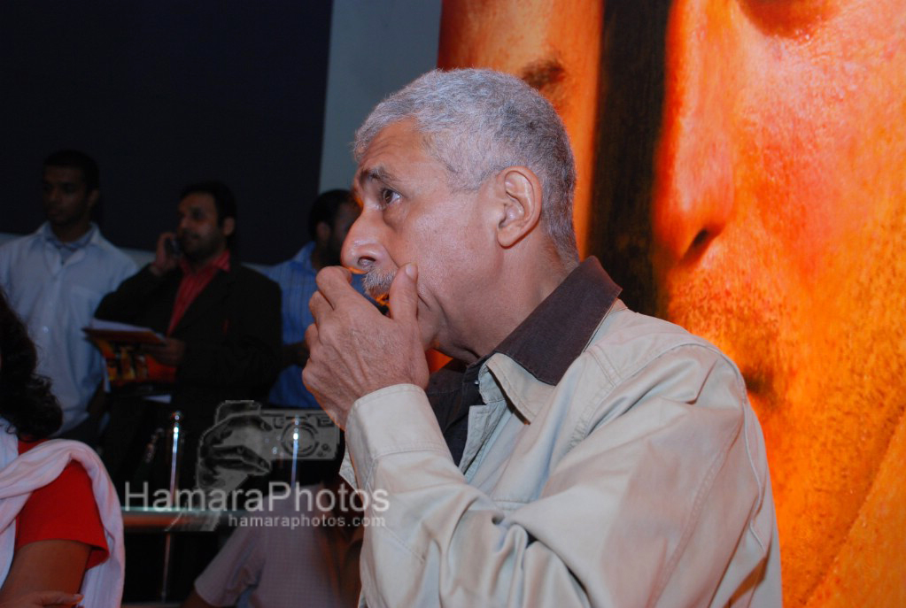 Naseerruddin Shah at the music launch of Khuda Kay Liye in  Poison on March 11th 2008