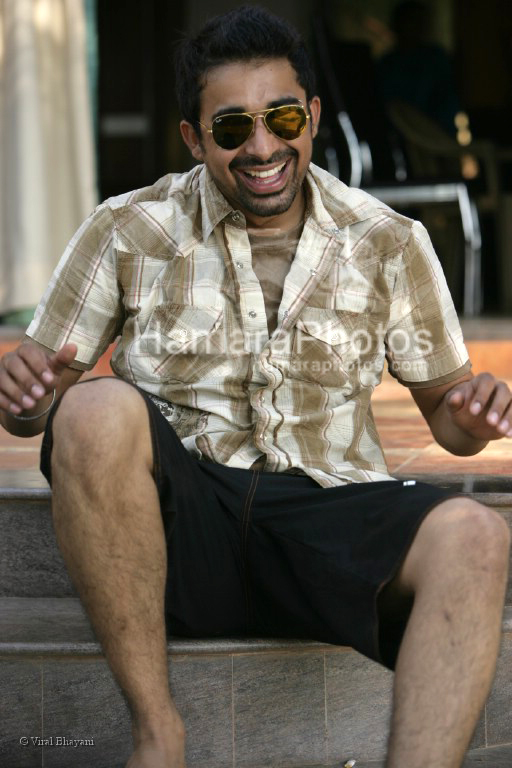 Ranvijay On location of film Toss in  Madh Island on March 11th 2008