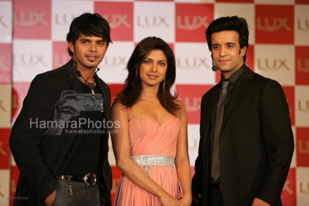 Sreesanth,Priyanka Chopra,Aamir Ali at the press conference in Grand Hyatt on March 11th 2008