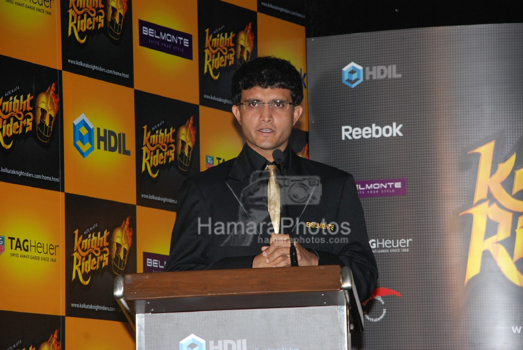Sourav Ganguly at launch of Kolkata Knight Riders in Taj Lands End on 13 March 2008 