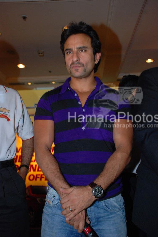 Saif Ali Khan at Chevrolet press conference in Taj Land's End on March 12th 2008