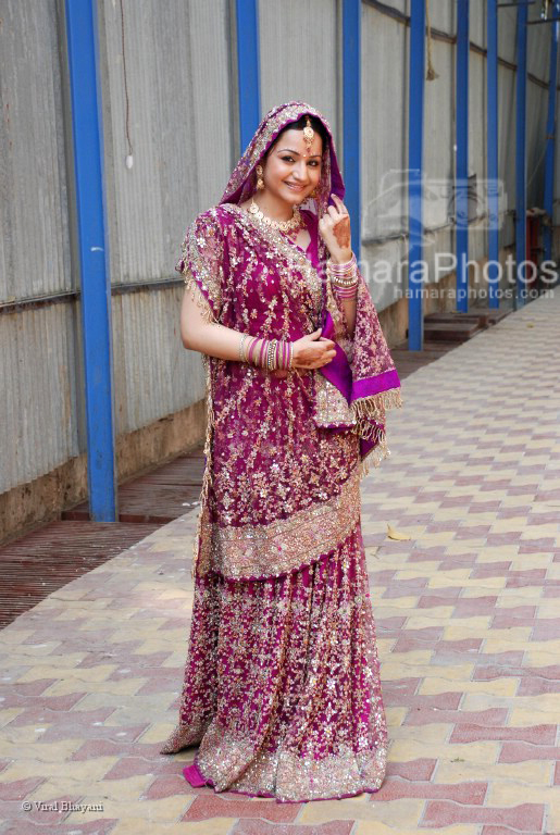 Muskaan Mehani at the location of Dahej Serial on 9X on March 13th 2008