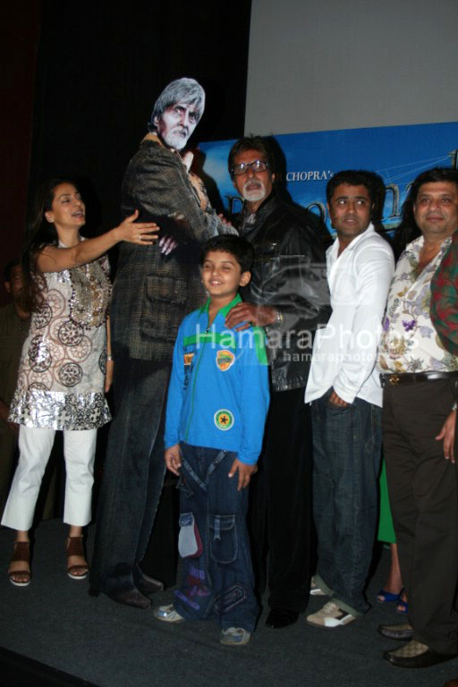 Juhi Chawla, Amitabh Bachchan, Aman Siddiqui at Bhootnath press meet in Cinemax on March 15, 2008 