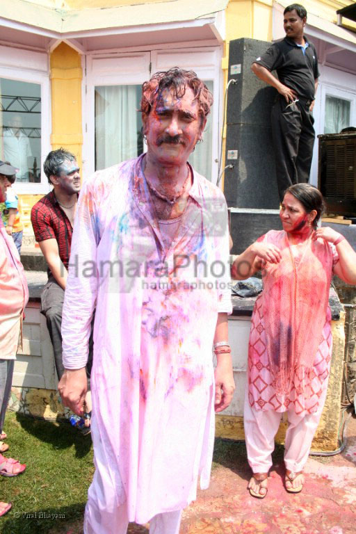 Mukesh Rishi at Zoom Holi bash in Mumbai  in Dariya Mahal, Versova on March 22nd 2008