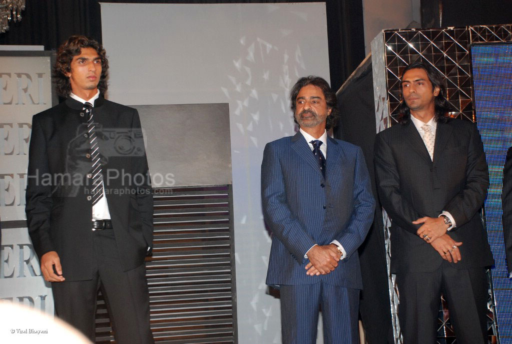 Ishaan Sharma, Raja Dhody & Arjun Rampal at the opening of Pal Zileri's first store in Mumbai  in The Hilton Towers on March 14th 2008