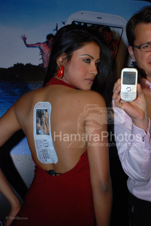 Model at Palm Mobile launch in Hilton Towers on March 19th 2008