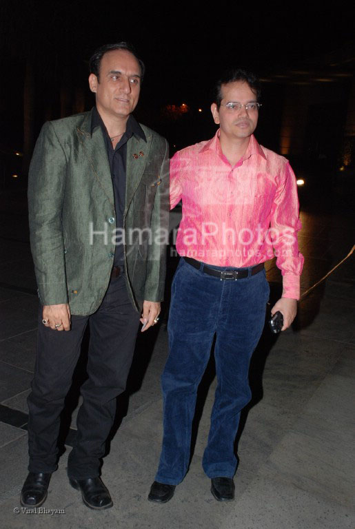 Colossus Msuci video director with Ratan Jian of venus at Parvin Dabas and Preeti Jhangiani wedding reception in Hyatt Regency on March 23rd 2008