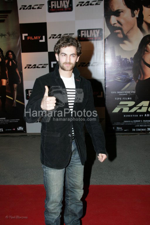 Neil Mukesh at the Race premiere in IMAX Wadala on March 20th 2008