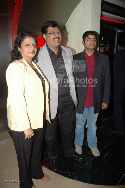 Priyanka's parents Ashok Chopra with wife and son at Love Story 2050 Movie event on March 19th 2008