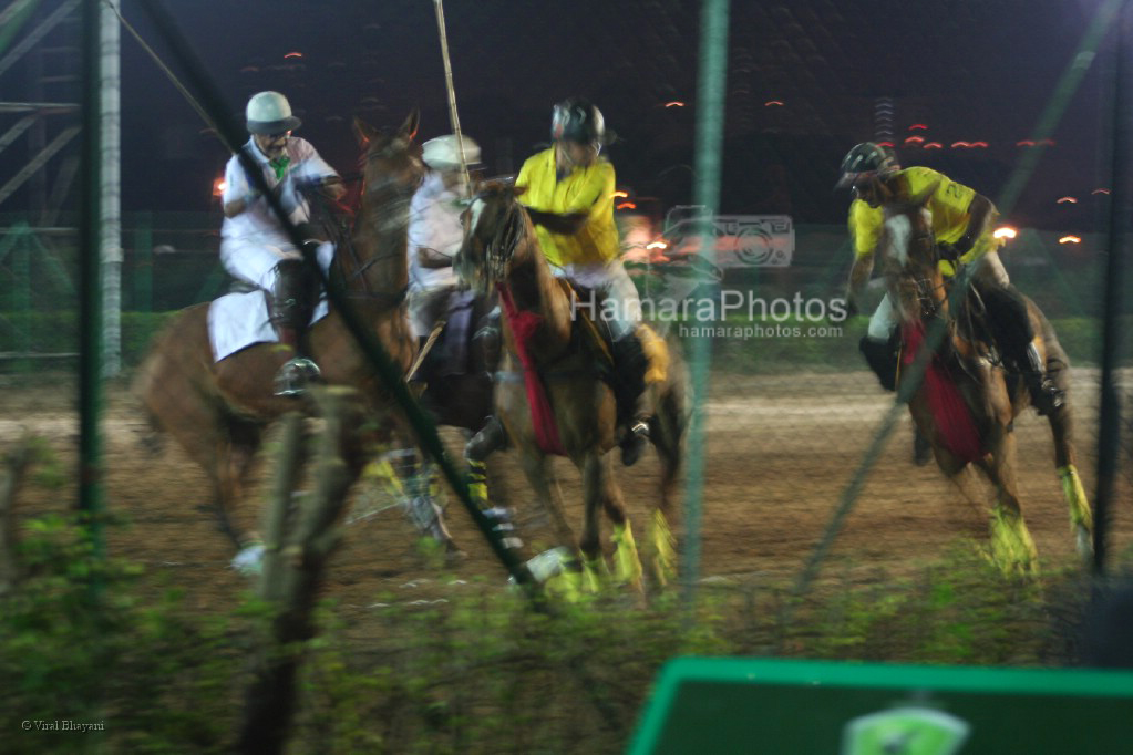at the Night Arena Polo match  in Mahalaxmi Race Course  on March 18th 2008