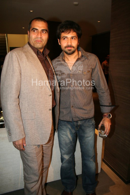 Emraan Hashmi at the Jannat press meet to announce the association with Percept in Percept office on March 19th 2008