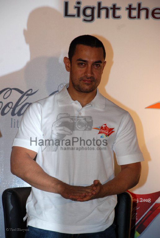 Aamir Khan to be the Olympic torch bearer in Grand Hyatt on March 24th 2008