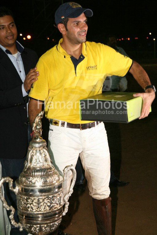 Karishma's husband Sanjay Kapur at the Night Arena Polo match  in Mahalaxmi Race Course  on March 18th 2008