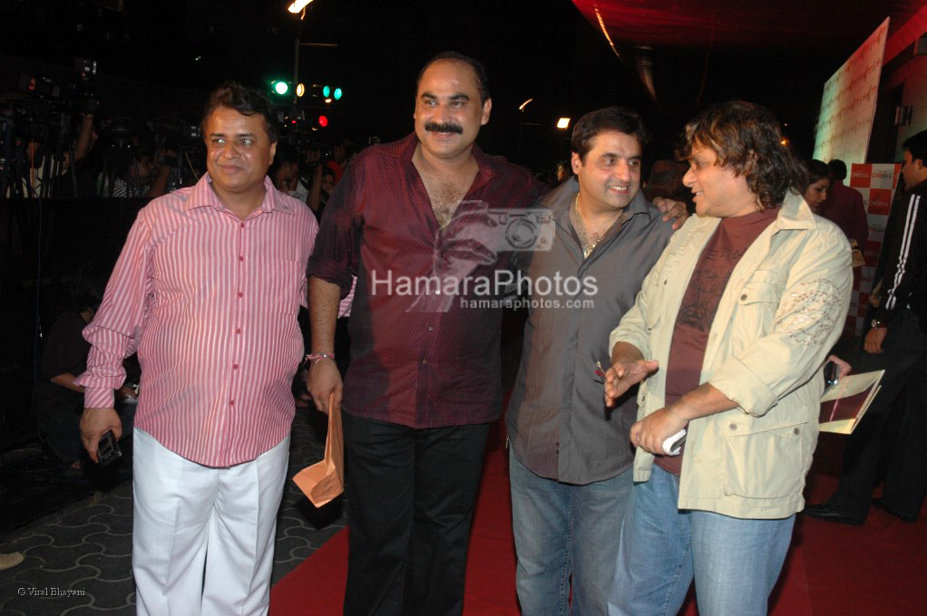 Kumar Mangat, Ashwini Dheer, Sunil Lulla and Anil Sharma at One Two Three Premiere in Cinemax on March 26th 2008