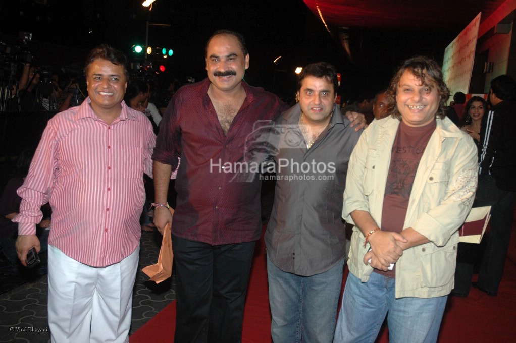 Kumar Mangat, Ashwini Dheer, Sunil Lulla and Anil Sharma at One Two Three Premiere in Cinemax on March 26th 2008