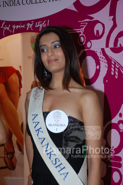 Femina Miss India contestants promote Liberty footwear in Inorbit Mall on March 27th 2008