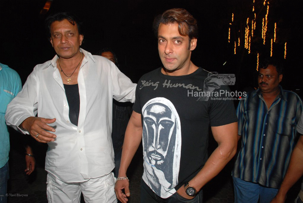 Mithun Chakraborty, Salman Khan at the Music Launch of Jimmy in D Ultimate Club on March 31th 2008