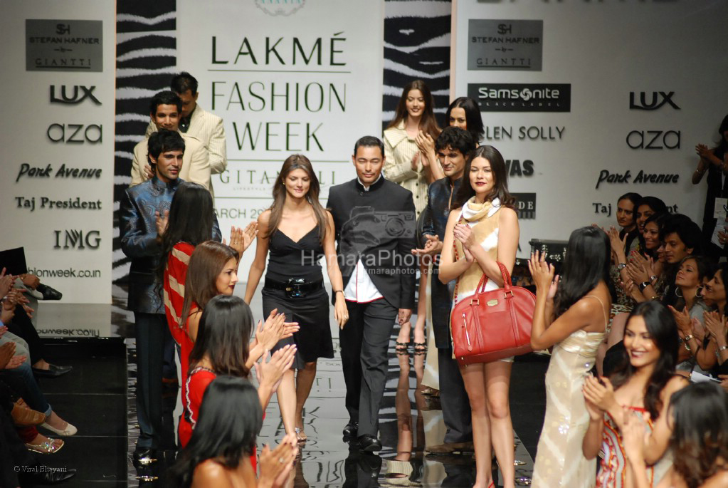 Kelly Dorji at  Nandita Mahtani show in Lakme India Fashion Week on March 31th 2008