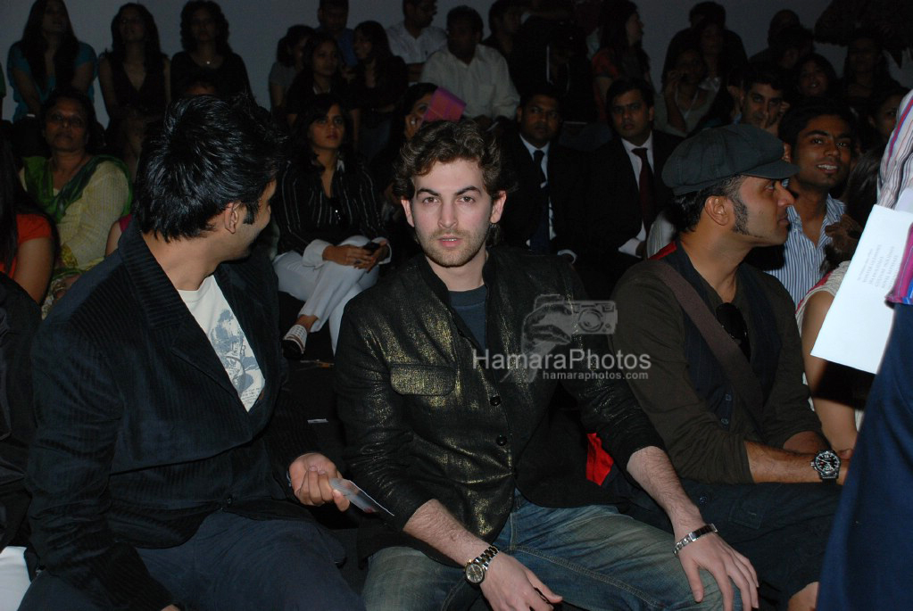 Neil Mukesh at Narendra Kumar Ahmed Show in Lakme Fashion week on April 2nd 2008