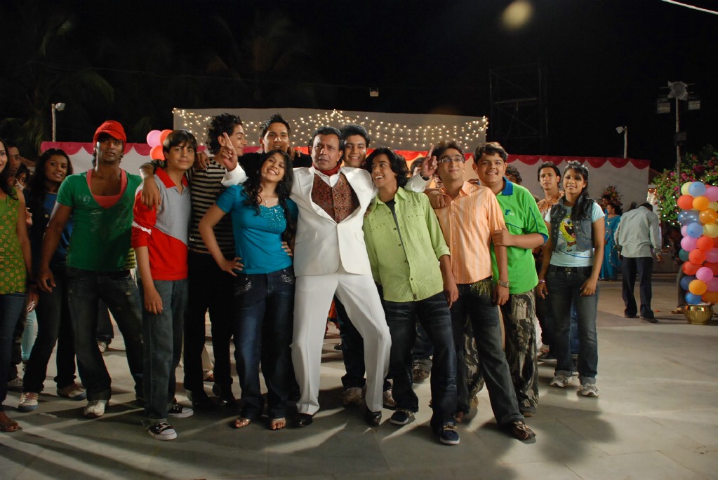 Mithun Chakraborty on the sets of Chal Chalen in Malad on April 3rd 2008