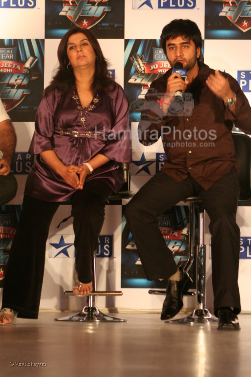 Shekhar, Farah Khan at Jo Jeeta Wohi Superstar in ITC Parel  on April 4th 2008