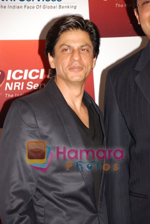 Shahrukh Khan at ICICI Bank announcement of the Global Indian account in Grand Hyatt on April 4th 2008 