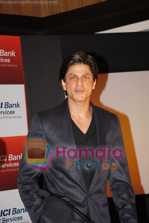 Shahrukh Khan at ICICI Bank announcement of the Global Indian account in Grand Hyatt on April 4th 2008 