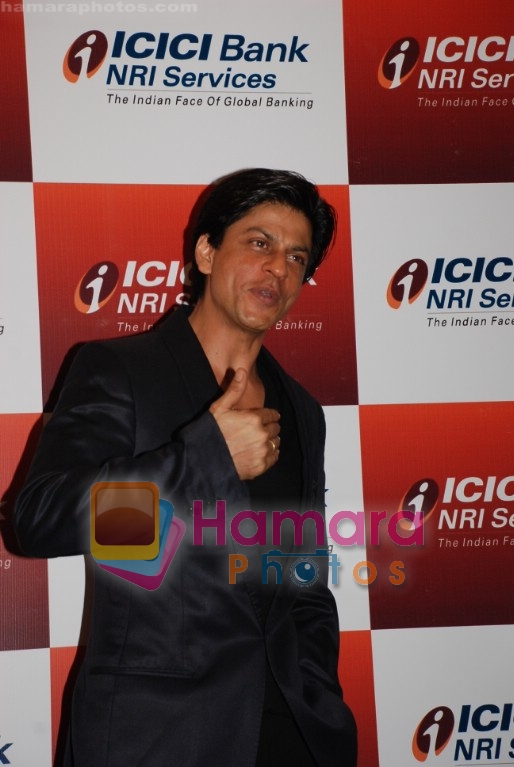 Shahrukh Khan at ICICI Bank announcement of the Global Indian account in Grand Hyatt on April 4th 2008 