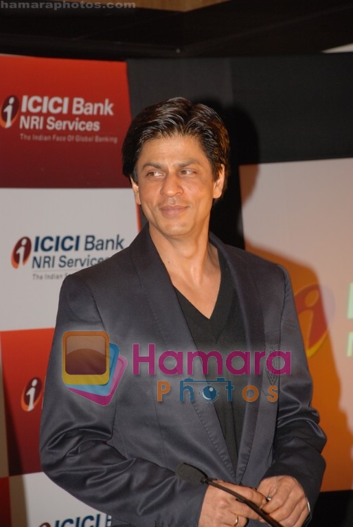 Shahrukh Khan at ICICI Bank announcement of the Global Indian account in Grand Hyatt on April 4th 2008 