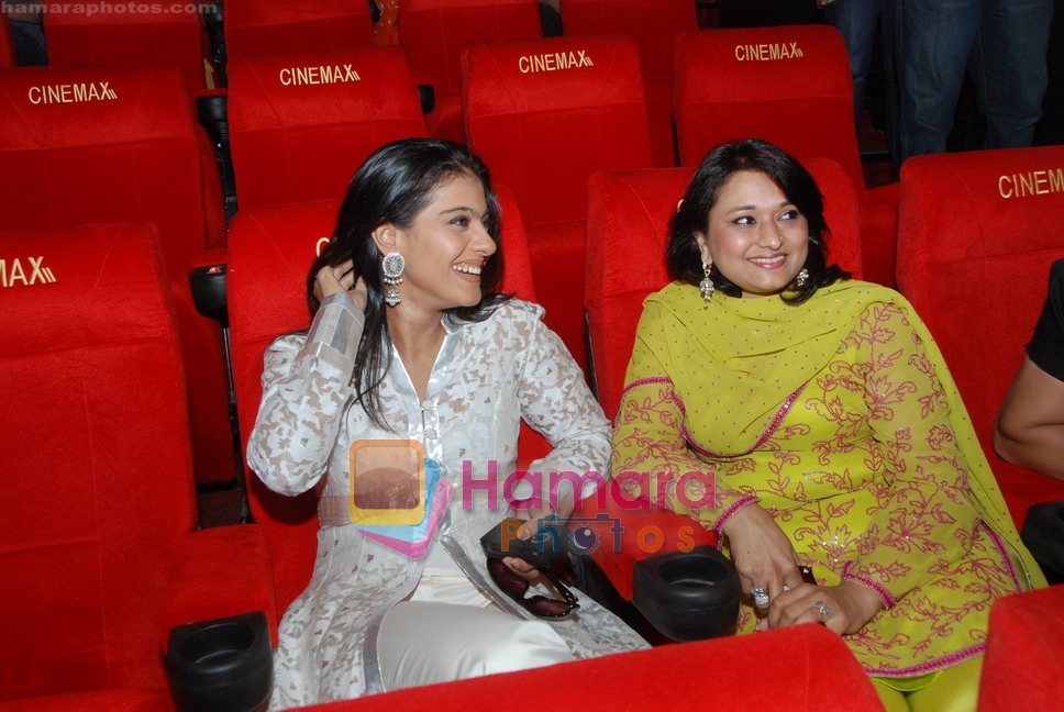 Kajol at the launch of Cinemax in Ahmedabad to promote U Me Aur Hum on April 9th 2008 