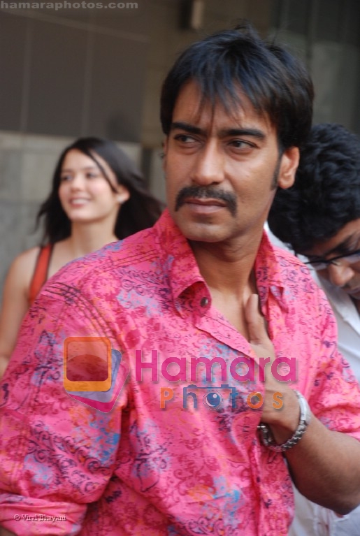 Ajay Devgan at U Me Aur Hum special screening in Cinemax on April 9th 2008 