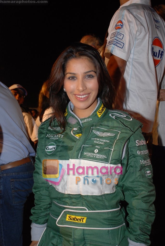 Sophie Chaudhry at Aston Martin test drive in Bandra Kurla Complex on April 19th 2008 