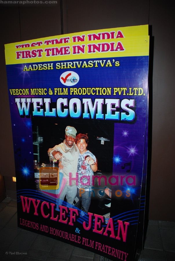 at Wyclef Jean show hosted by Aaadesh Shrivastava in Aurus on April 20th 2008 