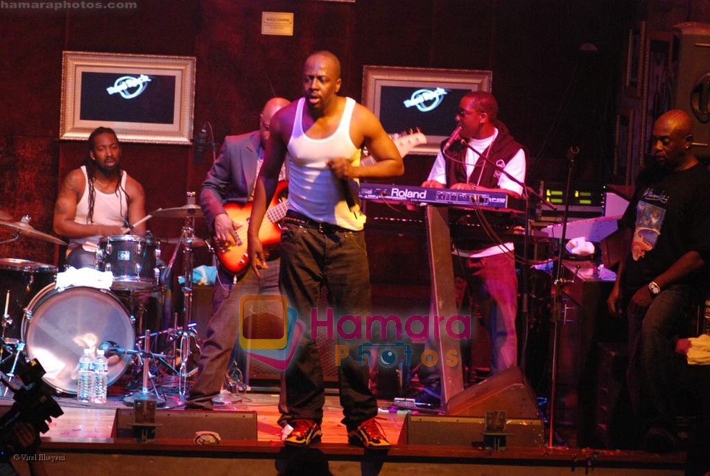 at Wyclef Jean concert in Hard Rock Cafe on April 21st 2008 