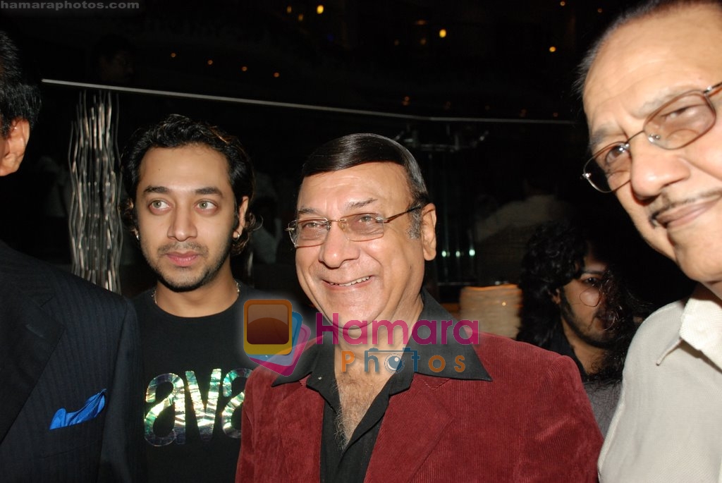 Paintal with son Hiten at the Music Launch of Khushboo - The fragrance of Love in Sahara Star on April 21st 2008 