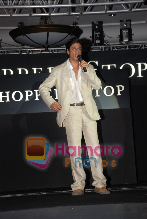 Shahrukh Khan ties up with Shopper Stop for their new campaign - _Start Something new_ in ITC Grand Maratha on April 23rd 2008 