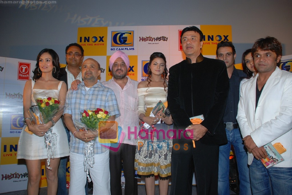 Anu Malik,Sameer, Jimmy Shergill, Rajpal Yadav, Nisha Rawal, Monishka at Hastey Hastey music launch in Milan Mall on April 26th 2008 