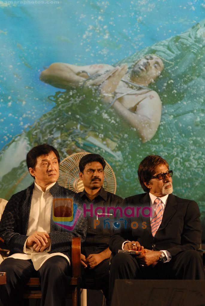 Jackie Chan, Amitabh Bachchan  at Dasavatharam Audio Launch on April 27th 2008 
