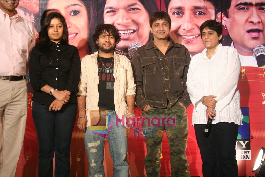 Sunidhi Chauhan, Kailash Kher, Sukhwinder Singh at Vivel Presents Yeh Shaam Mastani in Sony Entertainment Television on April 29th 2008