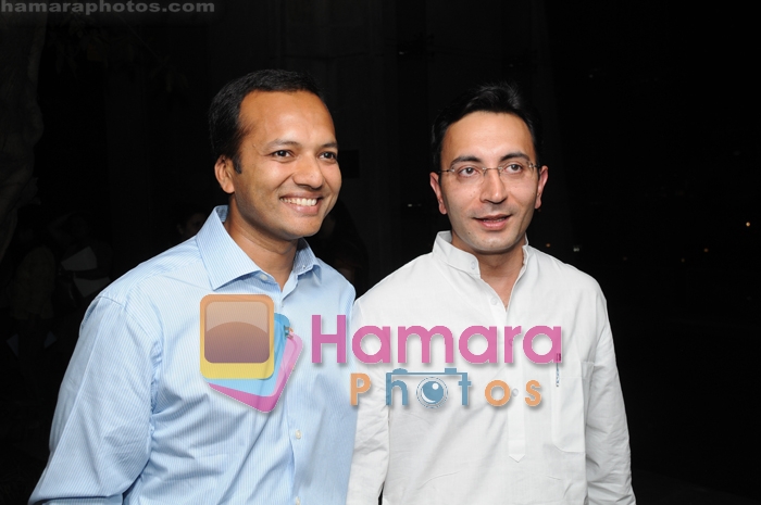 Naveen Jindal with Jatin Prasad at the launch of Openspace, The Jindal Foundation for Development