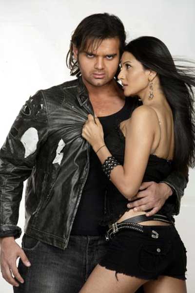 Mimoh Chakraborty and Pooja Singh in a still from the movie Jimmy 