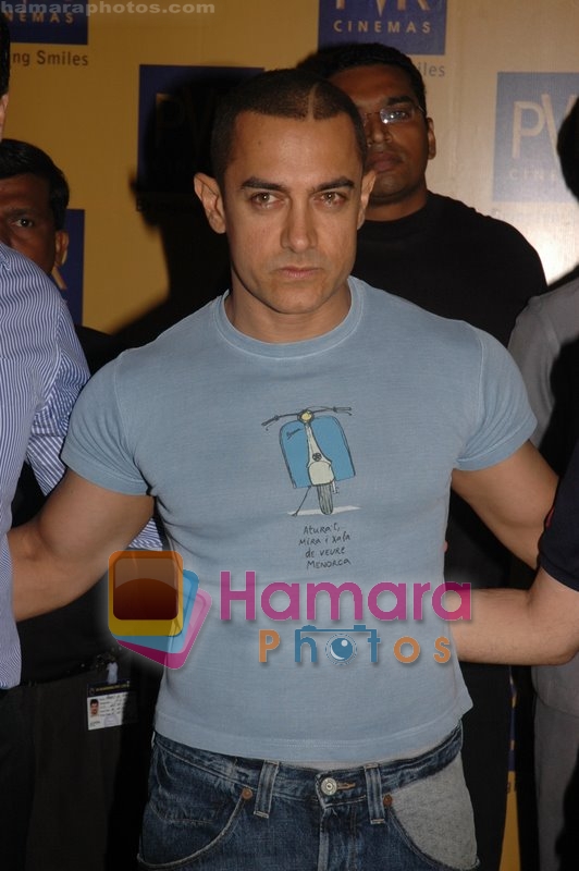 Aamir Khan launches PVR's new multiplex in Goregaon in  Oberoi Mall, Goregaon on May 15th 2008