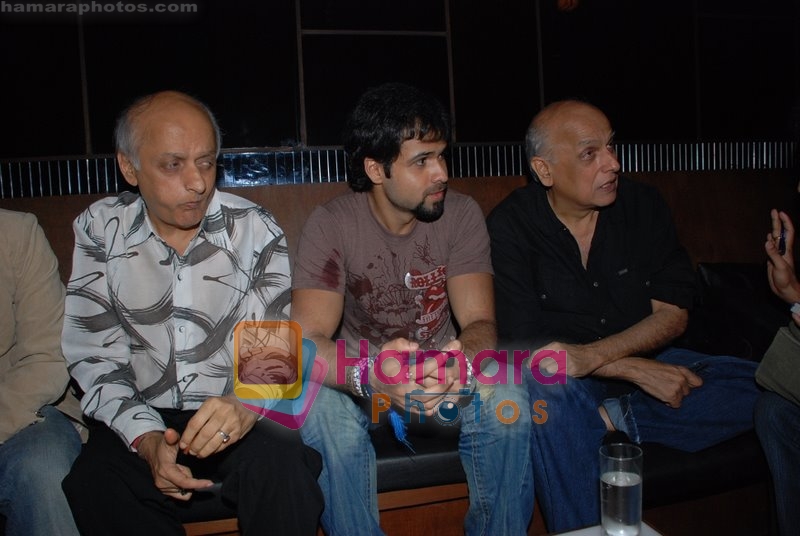 Mukesh Bhatt, Emraan Hashmi, Mahesh Bhatt at Jannat success bash in Magic on May 21st 2008